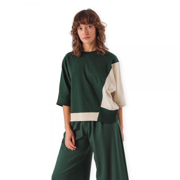 SKFK T-Shirt Aloria-Gots - Dark-Green