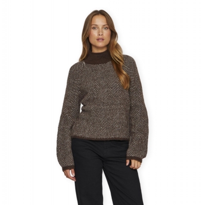 VILA Noos Lory High Knit -...