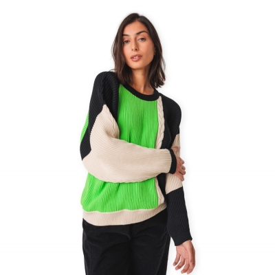 SKFK Balene-Gots Knit - Black