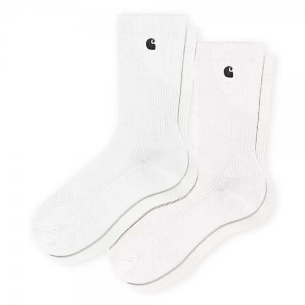 CARHARTT WIP Pack Meias Madison - White