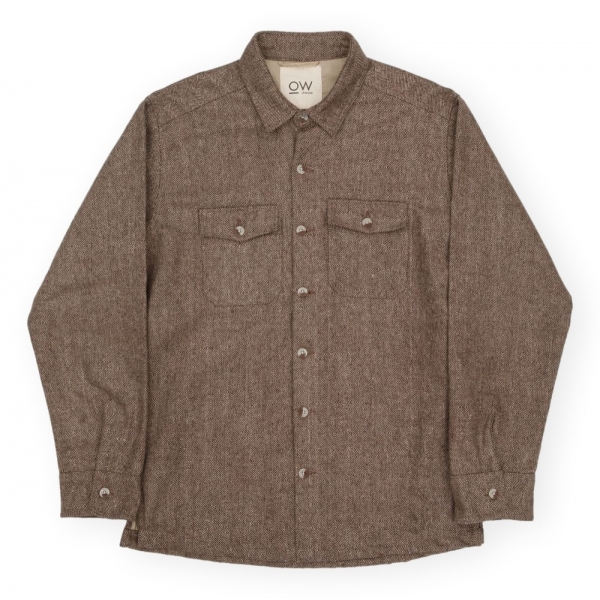 OTHERWISE Overshirt Onyx - Brown
