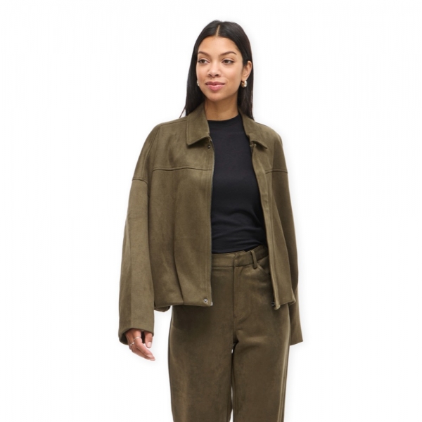 VILA Viral Jacket - Ivy Green