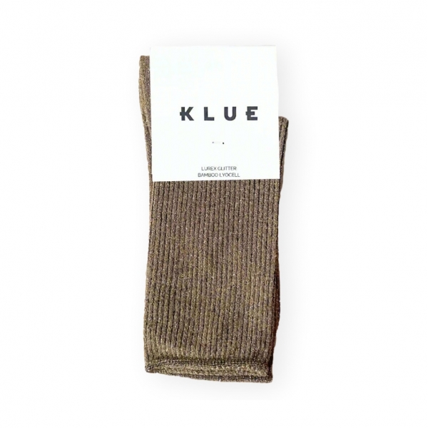 KLUE Glitter Lurex Socks - Caramel