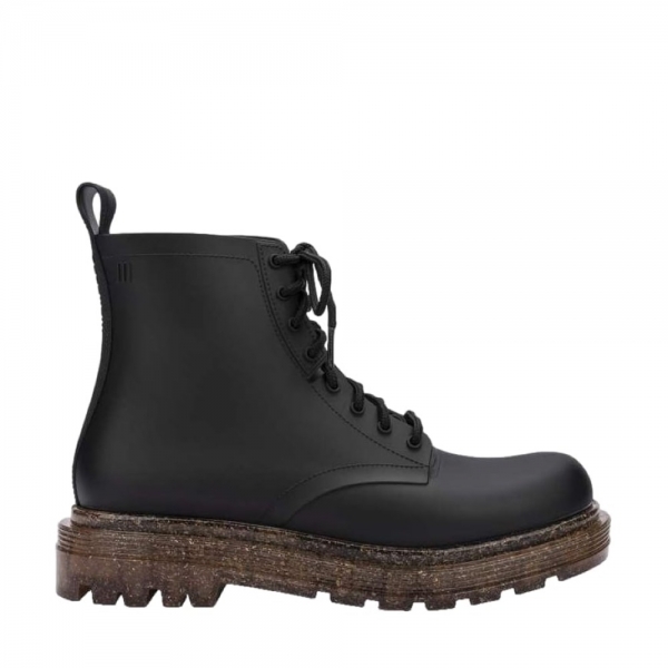 MELISSA Botas Coturno - Black/Rice...