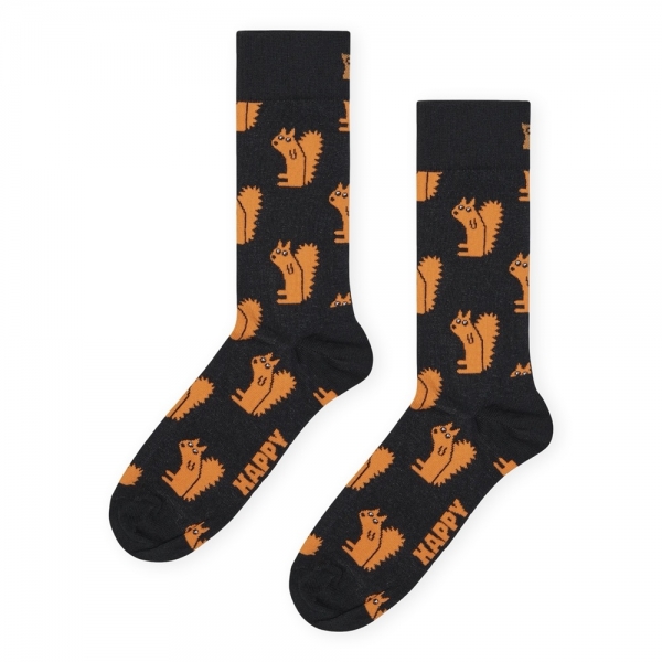 HAPPY SOCKS Squirrel - Black