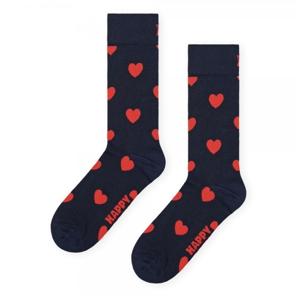 HAPPY SOCKS Meias Heart - Black