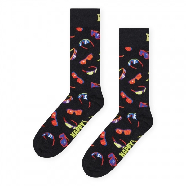 HAPPY SOCKS Meias Glasses - Black