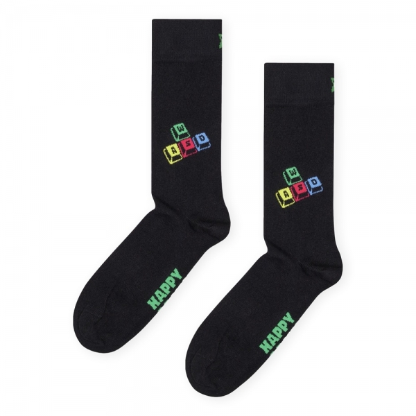 HAPPY SOCKS Wasd Controls - Black