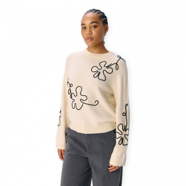 OBJECT Noos Laney Rubin Knit - Sandshell