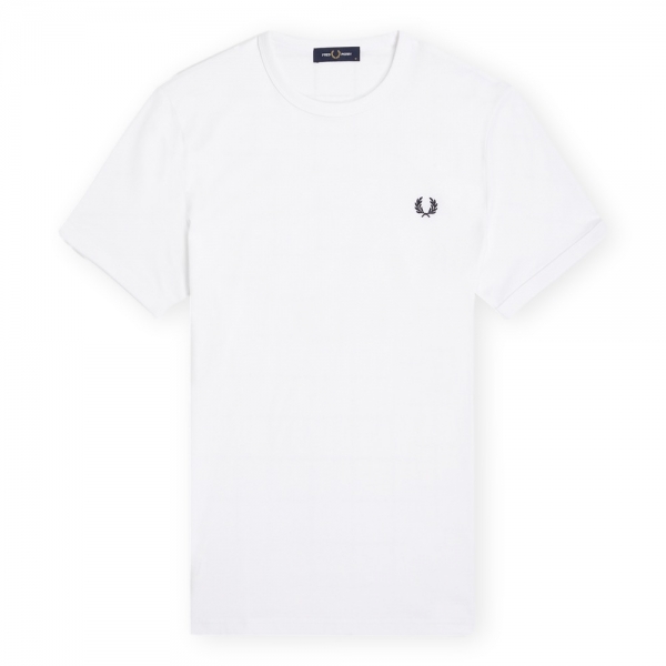 FRED PERRY T-Shirt Ringer M3519 - White