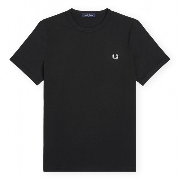 FRED PERRY Ringer T-Shirt M3519 - Black