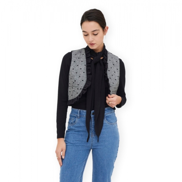 COMPAÑIA FANTÁSTICA Vest 11128 - Black