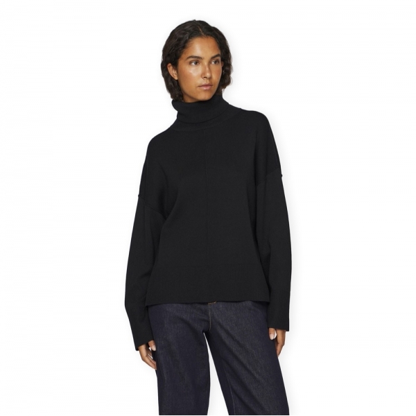 VILA Noos Malha Ostria Rollneck -...