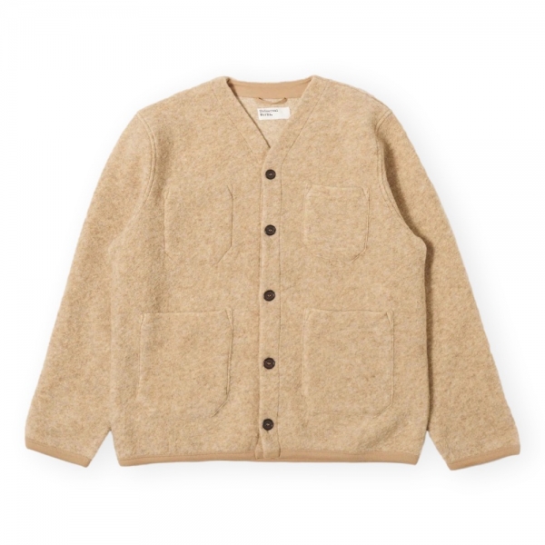 UNIVERSAL WORKS Wool Fleece Cardigan...