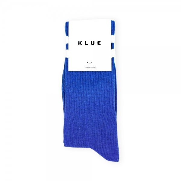 KLUE Meias Tennis - Blue/White