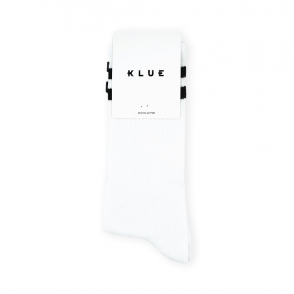 KLUE Tennis Socks - White/Black