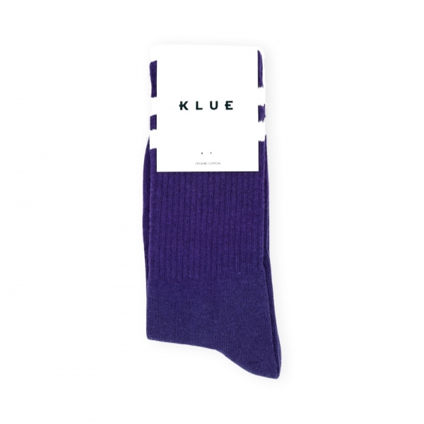 KLUE Tennis Socks - Purple/White