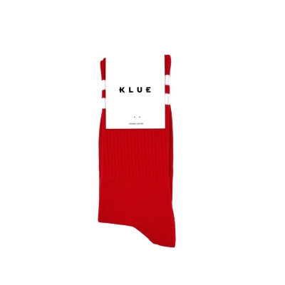 KLUE Meias Tennis - Red/White