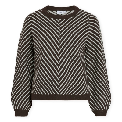 VILA Khaia Knit - Coffee Bean