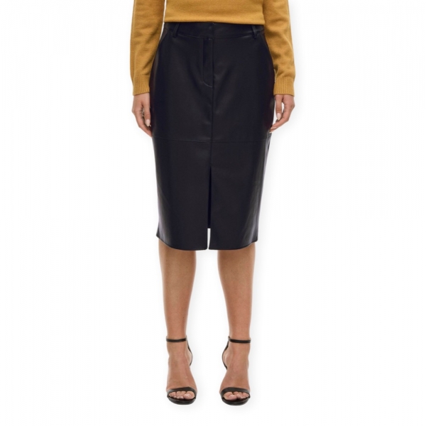 VILA Noos Saia Dagmar Midi - Black