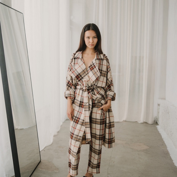 MIRAKAYA Sen Jacket - Xadrez