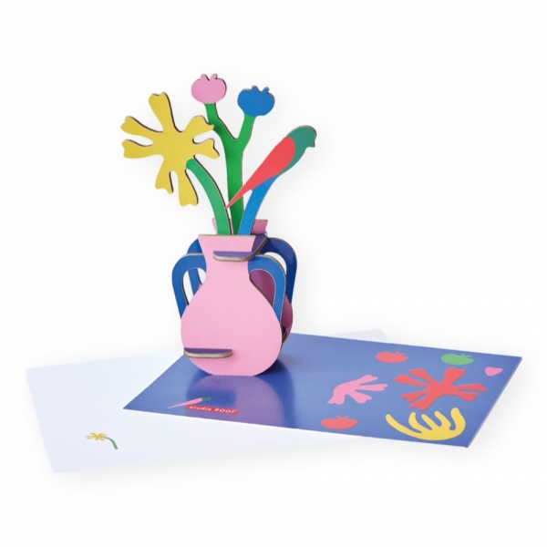 STUDIO ROOF Matisse Paper Bloom Card