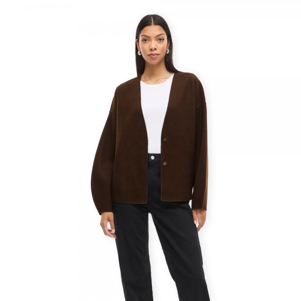 VILA Noos Juice Loose Jacket - Coffee...