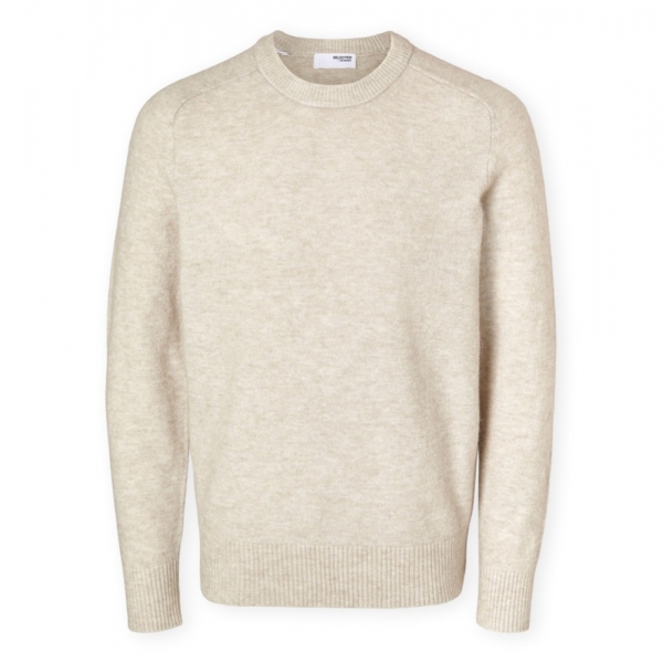 SELECTED Noos Rai Knit - Oatmeal