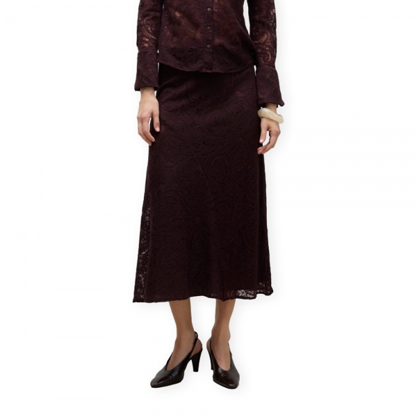 AWARE Urshila Skirt - Chocolate Plum