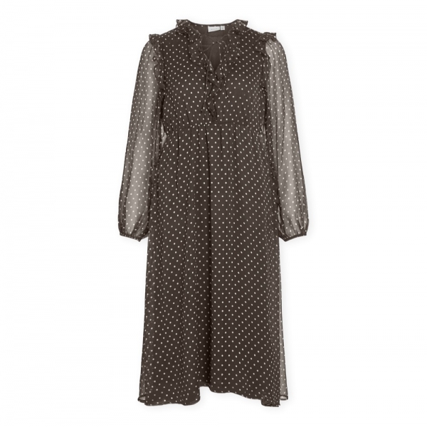 VILA Harley Midi Dress - Chocolate...