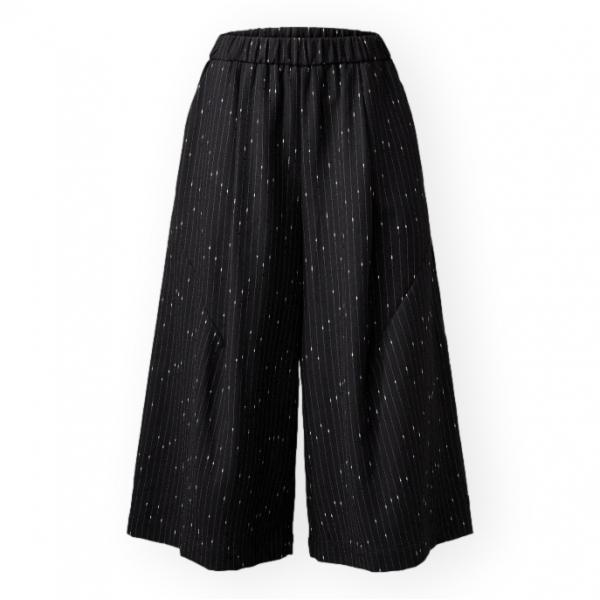 WENDY TRENDY Calças 824067 - Black/White