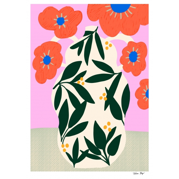 TERESA REGO STUDIO Poppy Pot Print