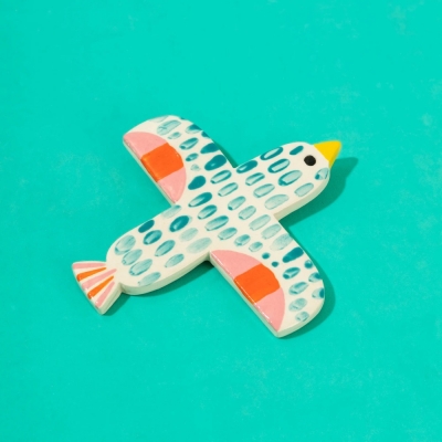 ANA SEIXAS Ceramic Bird - Teal