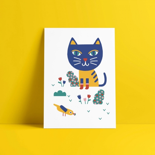 ANA SEIXAS Cat - A4 Digital Print