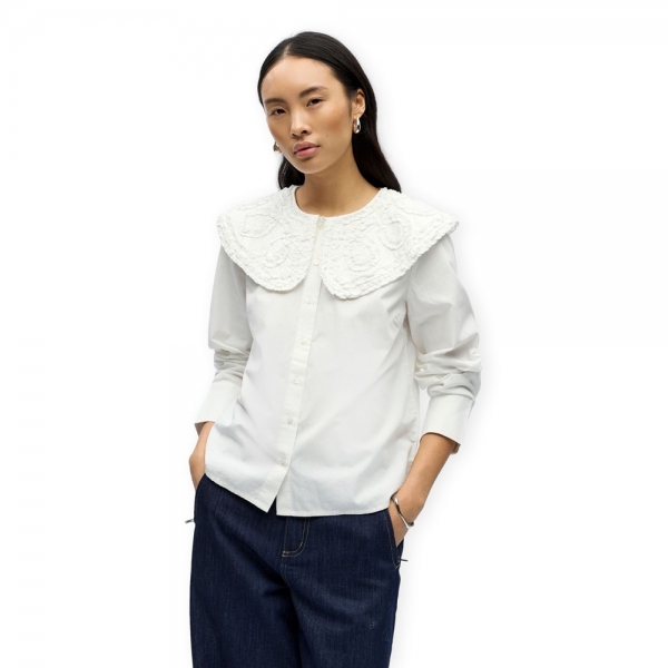 OBJECT Jenesa Shirt - Cloud Dancer