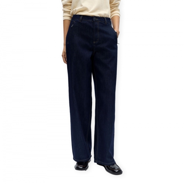 OBJECT Carly MW LO Jeans - Dark Blue...