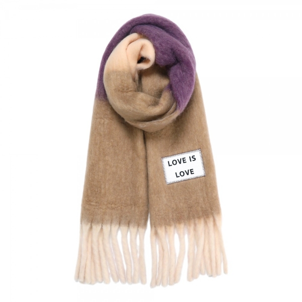 VERB TO DO Love Is Love Scarf - Purple
