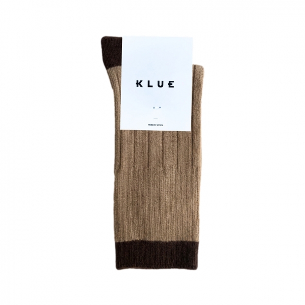 KLUE Meias Merino Wool - Caramel/Brown