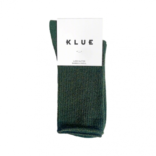 KLUE Meias Glitter Lurex - Green