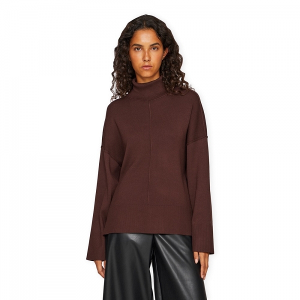 VILA Noos Malha Ostria Rollneck -...