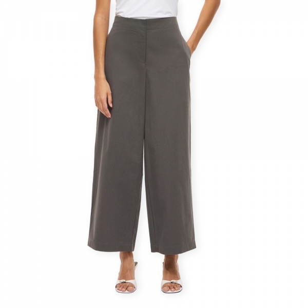 VILA Elvira Trousers - Dark Grey
