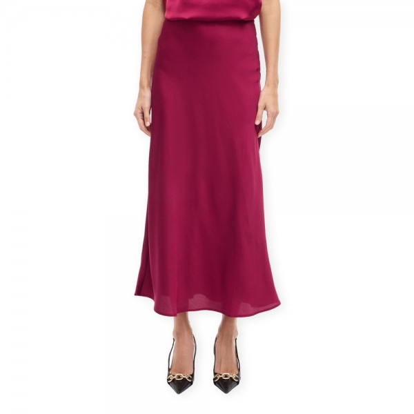 VILA Noos Ellette Skirt - Anemone