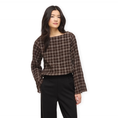 VILA Top Ebla - Coffe...