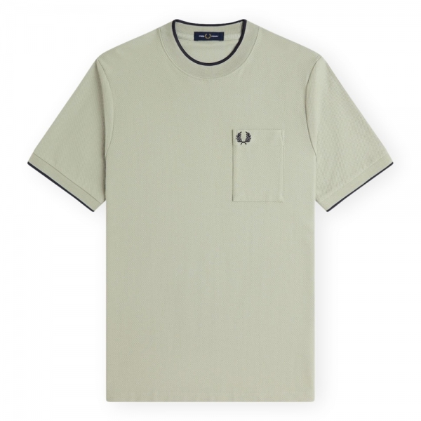 FRED PERRY T-Shirt Pocket Detail...