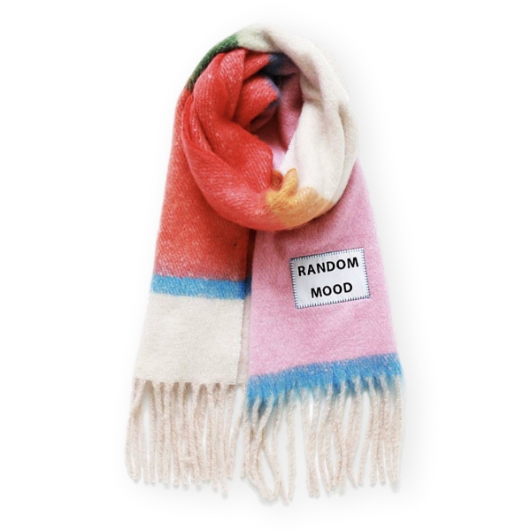 VERB TO DO Random Mood Scarf - Pink