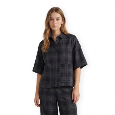 VILA Camisa Sina Check -...