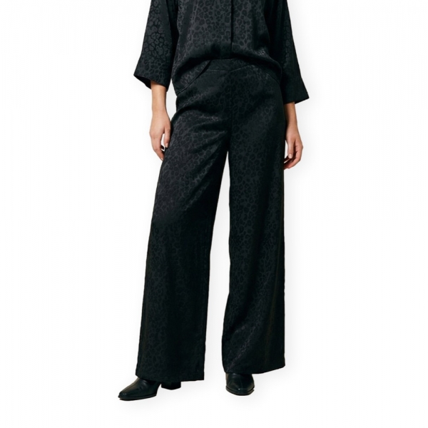 VILA Salina Trousers - Black Beauty