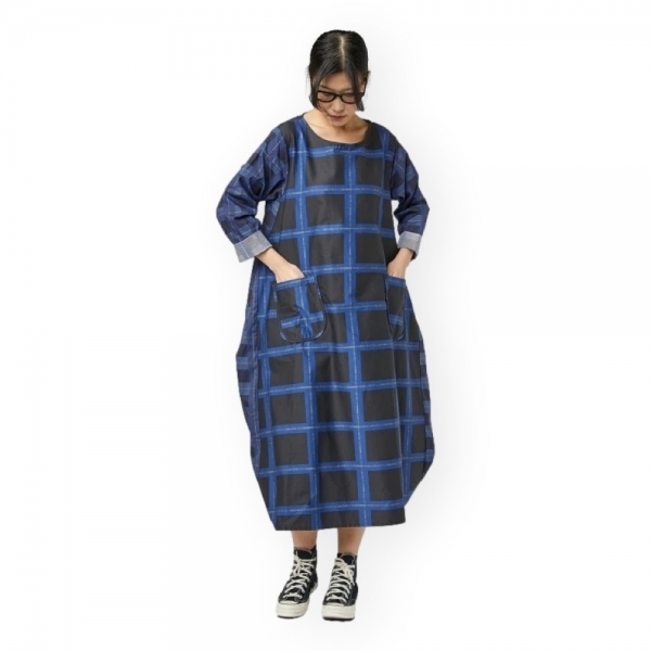 WENDY TRENDY Dress 225314 - Checks Blue