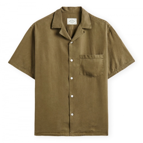 PORTUGUESE FLANNEL Dogtown Shirt - Olive