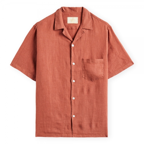 PORTUGUESE FLANNEL Camisa Linen Camp...